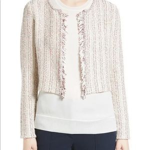 NEW Theory Galinne Speckle Bouclé Jacket small